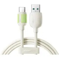 JOYROOM S-A53 3A USB-A - USB-C Cable with Fluorescent Tip 1.2m - Beige