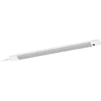 Osram LED-kaapinalusvalaisin Linear Edge Sensor 50 cm valkoinen CCT Sensor, himmennettävä, Valkoinen/opaali, Keittiö, Alumiini