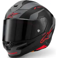 Alpinestars S-R7 A-Core Integraalikypärät Matta/Musta/Antrasiitti/Punainen unisex, size 2XL
