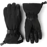 Hestra Powder Gauntlet 5-Finger Black Lasketteluhanskat 7