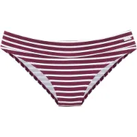 Venice beach Bikinihousut viininpunainen / valkoinen