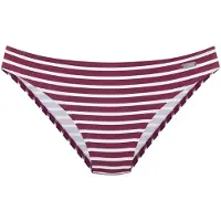 Venice beach Bikinihousut viininpunainen / valkoinen