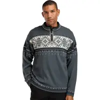 Dale of Norway Men's Blyfjell Knit Sweater Steel/Offwhite/Navy Pitkähihaiset paidat L