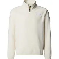 The North Face Teens' Glacier 1/4 Zip Pullover White Dune Välikerrospuserot XS