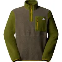 The North Face Men's Yumiori 1/4 Zip Fleece Jacket New Taupe Green/Woodland Green/Deep Dijon Välikerrospuserot S