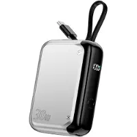 4smarts – Power bank Pocket 10 000 mAh, integrated USB-C cable, 30W (541085)