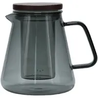 Salt & pepper Luma Grey -teepannu lasisuodattimella ja kannella, 930 ml