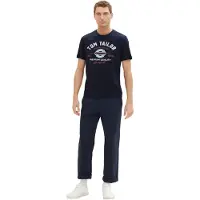 Tom Tailor Logo Tee - Navy - XL