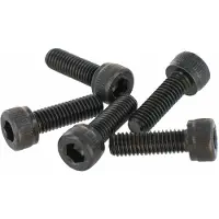 VAR Socket Head Bolts 50 Units Screw Musta M5 x 16 mm