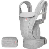Ergobaby Omni Deluxe Mesh Vauvan Kantokoppa Pearl Grey Pearl Grey-Onesize Harmaa One Size Pojat, Tytöt