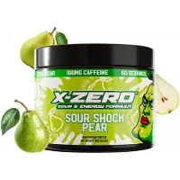 X-Gamer X-Zero Sour Shock Pear - 60 Servings