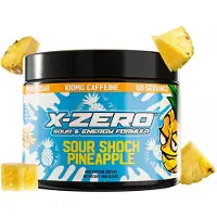 X-Gamer X-Zero Sour Shock Pineapple - 60 Servings
