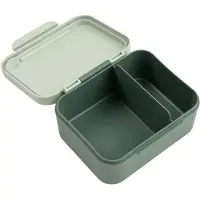 Done by Deer Tiny Lunch Box W/Snack Picks Tiny Trails Green - Green - 13X 11X H 6CM