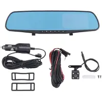 Wella Rearview Mirror Car Recorder Car Monitoring Car DVR Front and Rear Dual Recording Car Supplies