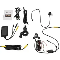 Wella 3 Inch 1080P HD Motorcycle Camera DVR Motor Dash Cam with Special Dual-Track Front Rear Recorder Motorbike Electronics KY-MT18