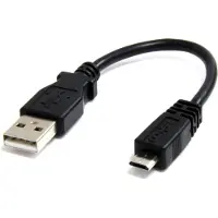 StarTech.com 6in USB A to Micro B USB Cable (UUSBHAUB6IN)