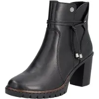 Rieker Ladies Mid Height Boots Y2567-35 Red - Black - 40