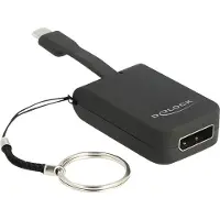 DeLOCK 63940, 0,03 m, USB Type-C, DisplayPort, Uros, Naaras, Suora
