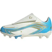 Adidas F50 Messi Club Velcro Fxg El Ultimo Tango - Valkoinen/semi-sininen Burst/icey Blue Lapset, koko 30½