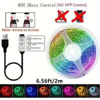 Hobby Hall USB LED-valonauha koristeeksi, 6,56 pėdos / 2m