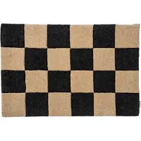 Classic collection Square ovimatto Musta luonnollinen, 60x90 cm