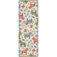Ekelund - Blomsterhäst Kaitaliina 35x100 cm