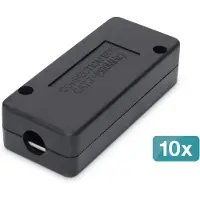 Digitus JUNCTION BOX CAT 7, 600 MHZ, LSA STRIPS FOR AWG 22-26,FULLY SHIELDED, COMP. DESIGN,26X35X80MM (DN-93907-1-10)
