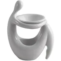 Jojomino Oil Burner Stylish Holder Wax Candle Tart Burner Diffuser Decor Spa Meditation Bedroom Home Decor Gift Ornament