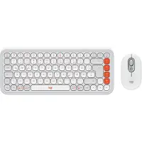 Logitech POP Icon Combo - Näppäimistö ja Hiirisetti - Saksa - Valkoinen