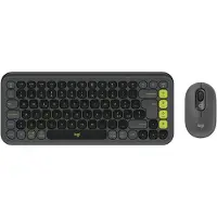 Logitech 920-013115, Langaton, Bluetooth, Näppäimen saksikytkin, QWERTY, Grafiitti, Sisältää hiiren