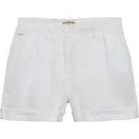 Superdry for woman. W7110496A Shorts Mid Rise Linen white (24), Casual