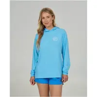 Salty Crew Circled Tech Hoody Longsleeve Lycra sininen, M