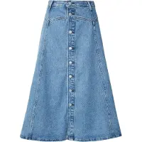 Levi's Yoked Western Skirt Inner Adve - Blue - 32