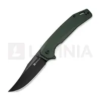 SENCUT Vornix S25038-1 Black 9Cr18MoV, Teal Green G10, pocket knife