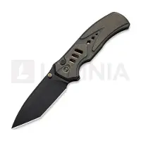 We Knife Zentron WE24094-3 Blackwashed Böhler M390, Bronze Titanium, pocket knife
