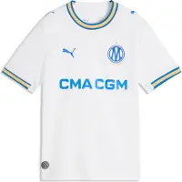 Puma Jalkapallopaita - Marseille Homes 26/27 - White/Team O - - 14 v (164) - Jalkapallopaidat