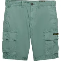 Superdry for man. M7110485A Ripstop Light Cargo Bermuda shorts green (28), Casual, Cotton