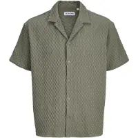 Jack & Jones Jjsean Resort Shirt Ss - Khaki green - M