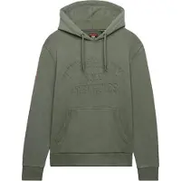 Superdry for man. M2014484A Olive green Athletic Emboss hoodie (XL), Casual, Cotton