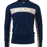 Bula Men's Retro Merino Wool Crew Navy Kerrasto yläosat S