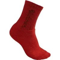 Woolpower Kids' Socks Logo 400 Autumn Red Retkeilysukat 22-24