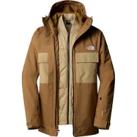 The North Face Men's Fourbarrel Triclimate Jacket Utility Brown/khaki Stone Laskettelutakit vuorelliset XXL