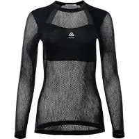 Aclima Women's WoolNet Light Crewneck Jet Black Kerrasto yläosat XL
