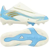 Adidas F50 Messi Club Velcro Fxg El Ultimo Tango - Valkoinen/semi-sininen Burst/icey Blue Lapset, koko 26½