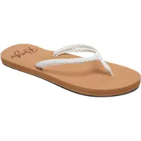 Roxy Costas Sandaalit Naiset, valkoinen/ruskea US 11 | EU 42 2022 Vapaa-ajan sandaalit