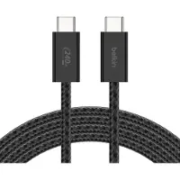 Belkin BoostCharge Pro USB-C-latauskaapeli, 3 m, musta
