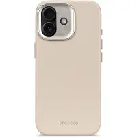 Decoded Leather Backcover w/MagSafe iPhone 17 - Solid Clay
