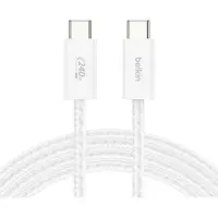 Belkin Components 240W USB-C latauskaapeli (valkoinen)