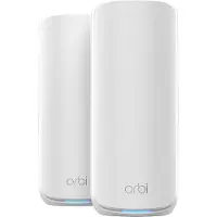 Netgear Orbi 870 Series RBE872 -mesh WiFi -järjestelmä, Wi-Fi 7, BE21000, Tri-band, 2 kpl, valkoinen