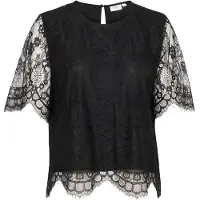 Saint tropez Zalviasz Ss Blouse - Black - M